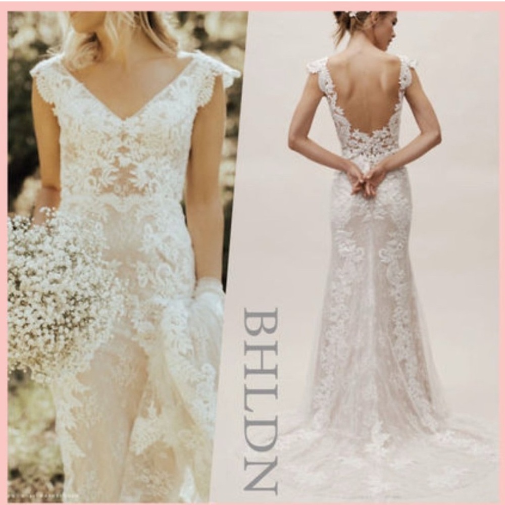 BHLDN Ivory Lace Bridal Gown